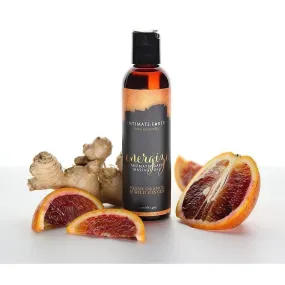 Intimate Earth Energize Aromatherapy Organic Nourishing Massage Oil Fresh Orange and Wild Ginger