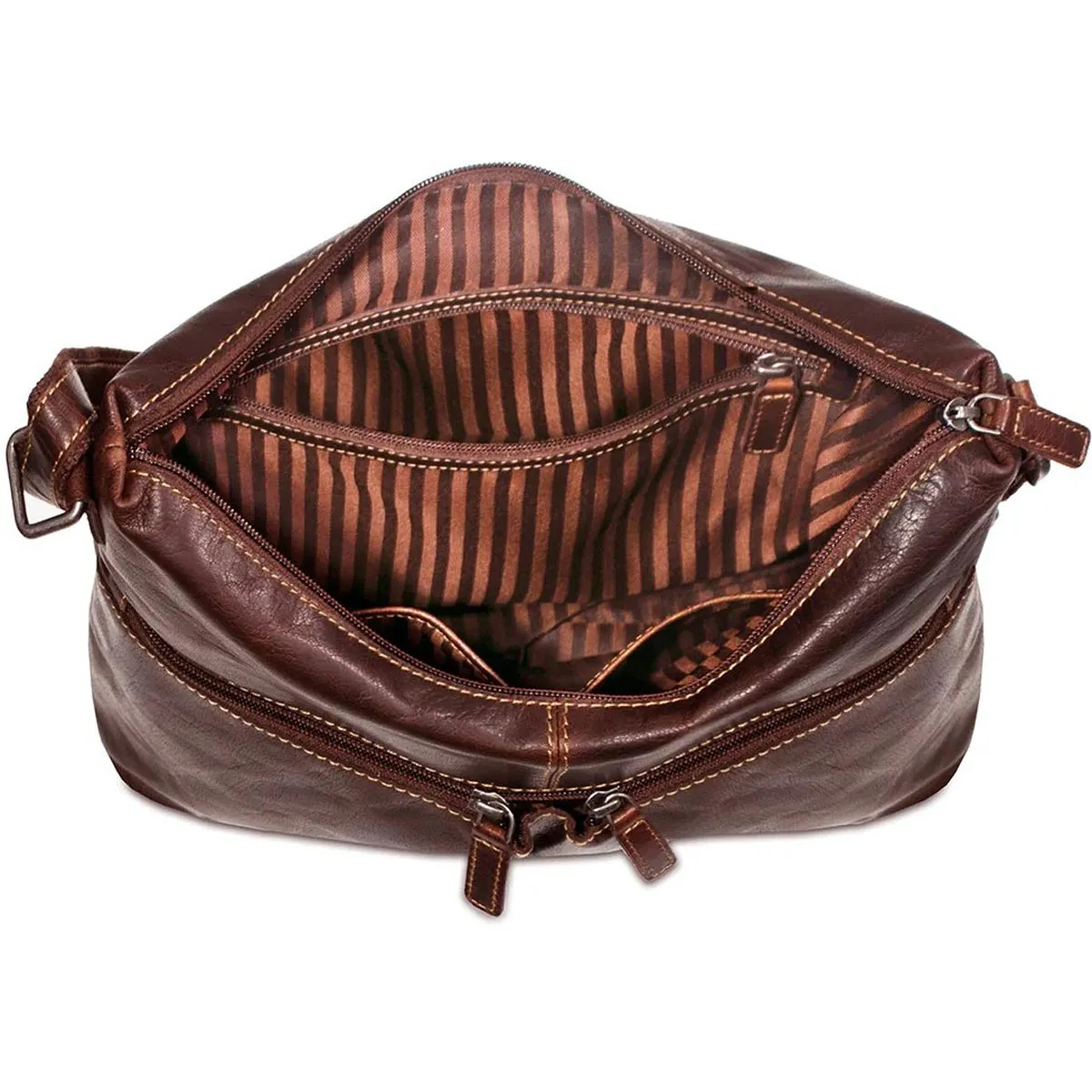 Jack Georges Voyager Uptown HoBo Bag 7814