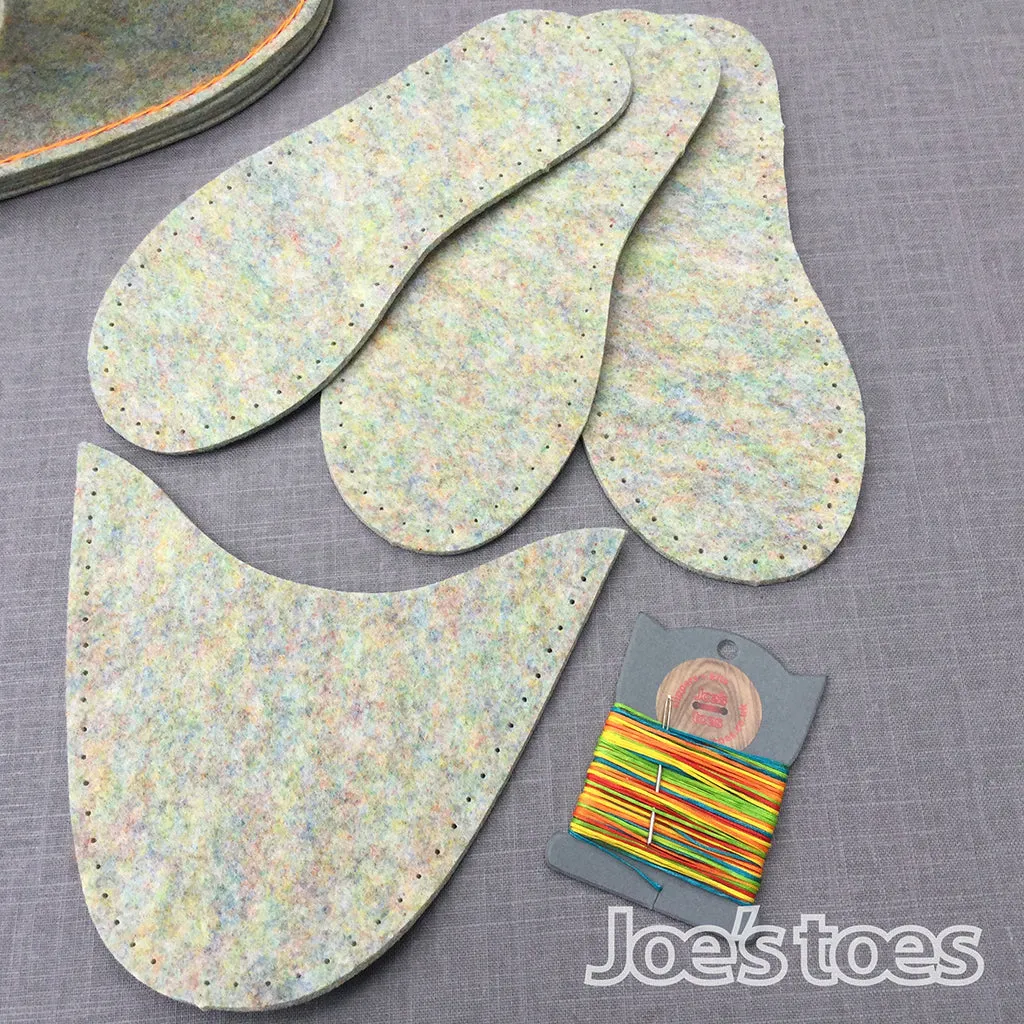 Joe's Toes Complete Felt Slipper Kit- Vegan edition!