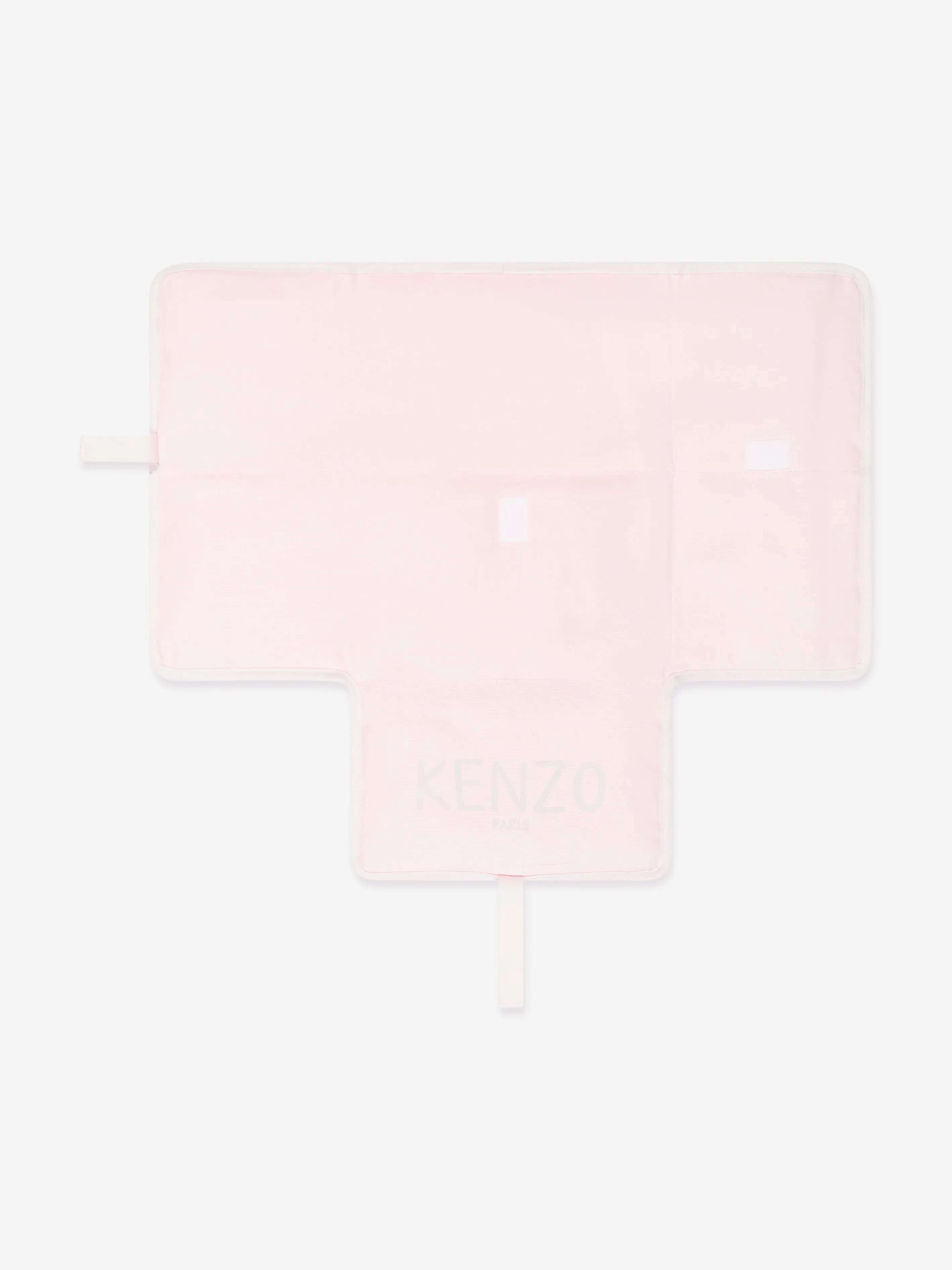 KENZO Baby Girls Embroidered Logo Changing Bag in Pink