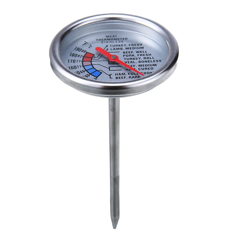 Kitchen Meat BBQ Probe Stainless Steel Dial Cooking Thermometer