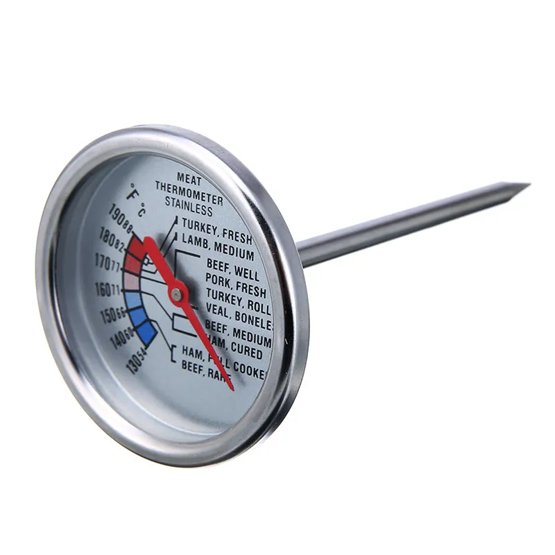 Kitchen Meat BBQ Probe Stainless Steel Dial Cooking Thermometer