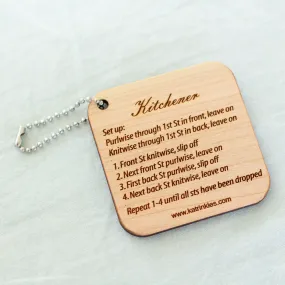 Kitchener Stitch Tool | Wooden Keychain Mini Tool