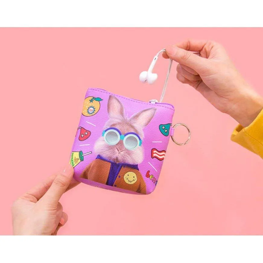 Korea Cute Animal Spoof Cartoon Coin Purse Small Bag Storage Bag Animal Storage Bag Cute Storage Bag  NP-HXTQA-102