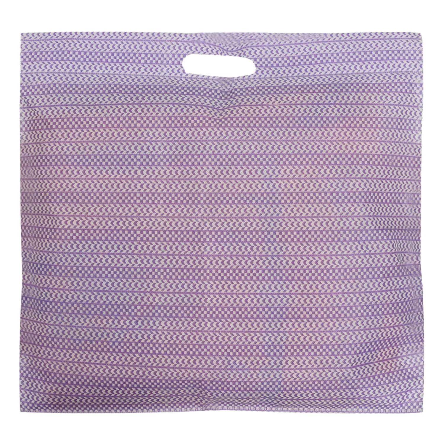 Kuber Industries Non-Woven Single Saree Covers With Transparent Window With Handle Pack of 9 (Purple)