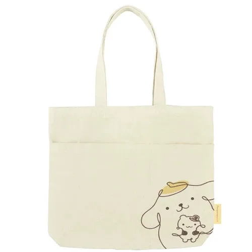 Kuromi / Pompompurin Canvas Tote Bag (Japan Exclusive Edition)