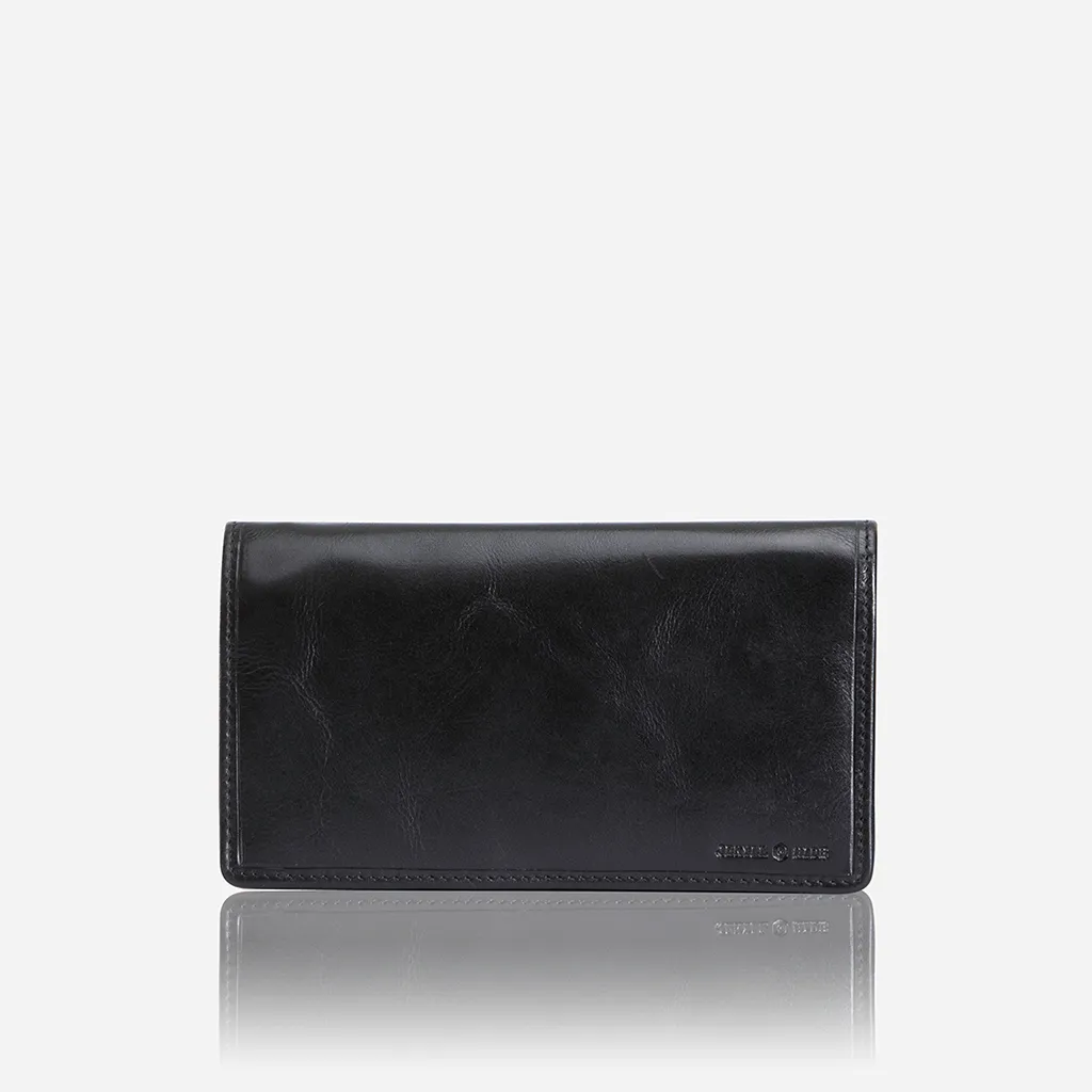 Large Leather Purse, Black