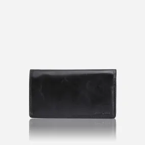 Large Leather Purse, Black