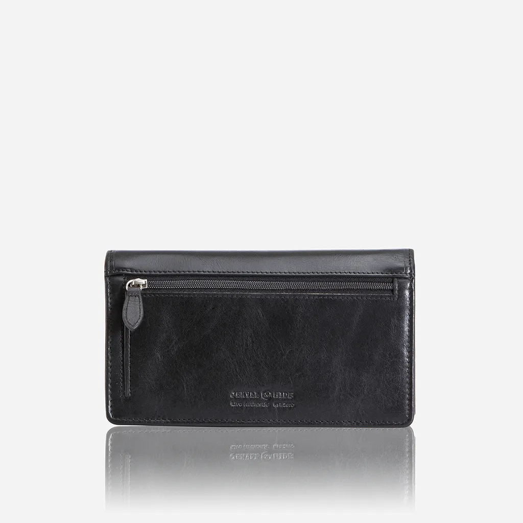 Large Leather Purse, Black