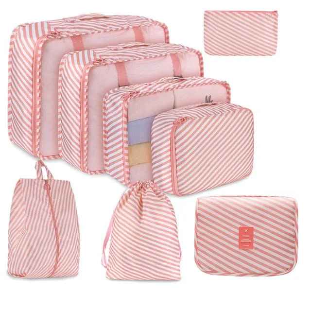 Large Travel Packing Cubes (8 pc)