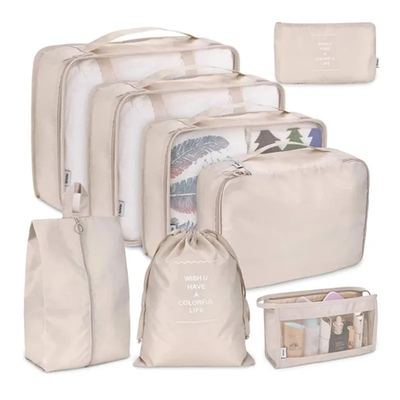 Large Travel Packing Cubes (8 pc)