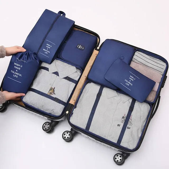 Large Travel Packing Cubes (8 pc)