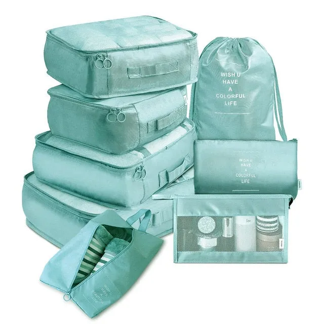 Large Travel Packing Cubes (8 pc)