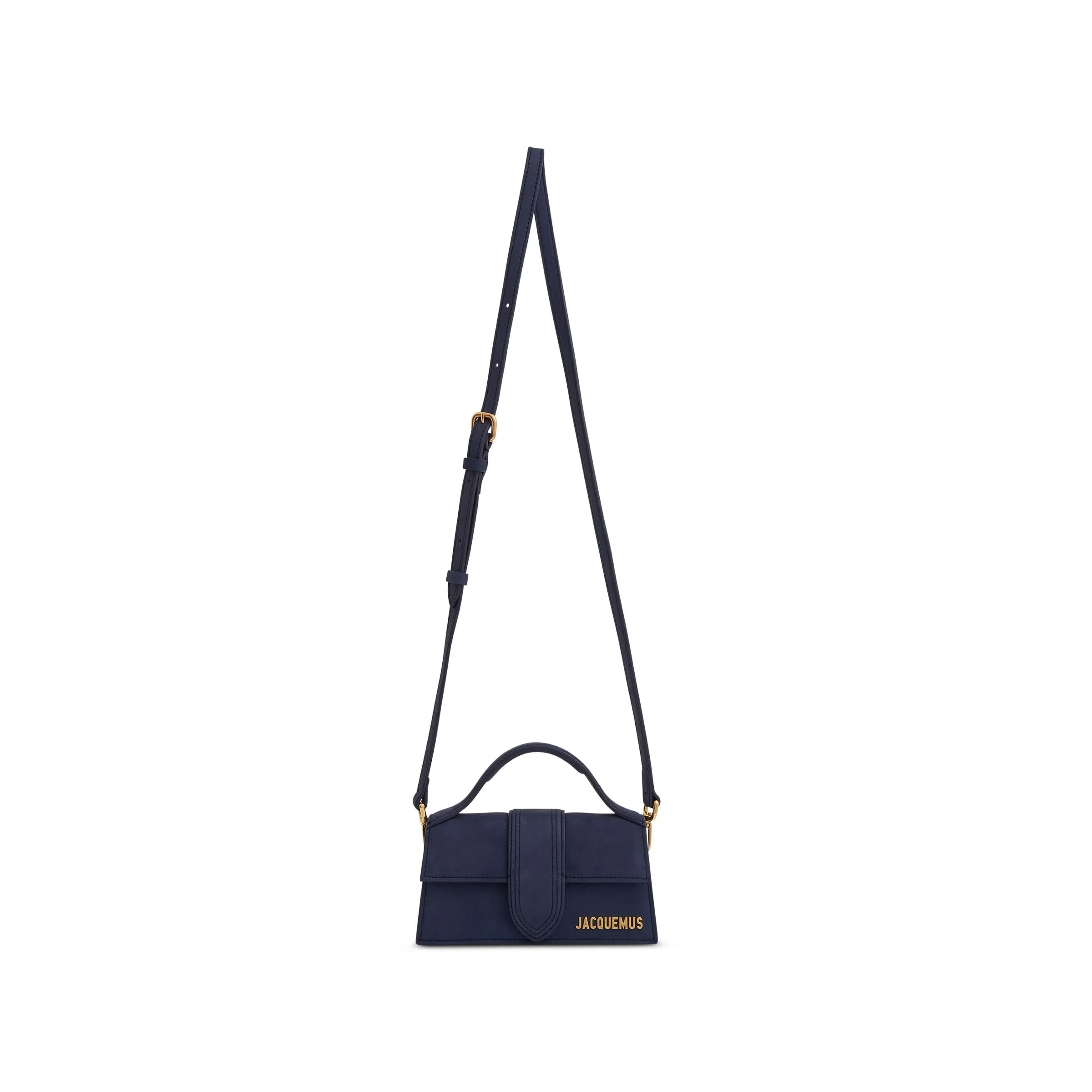 Le Bambino Mini Leather Bag in Dark Navy