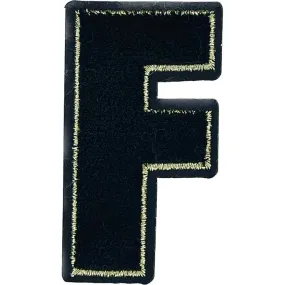 Letter F Hot fix Or Sew Patch