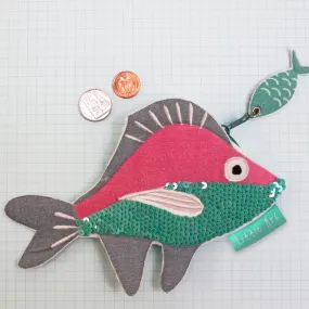 Little Arc Fish Shaped Coin Pouch