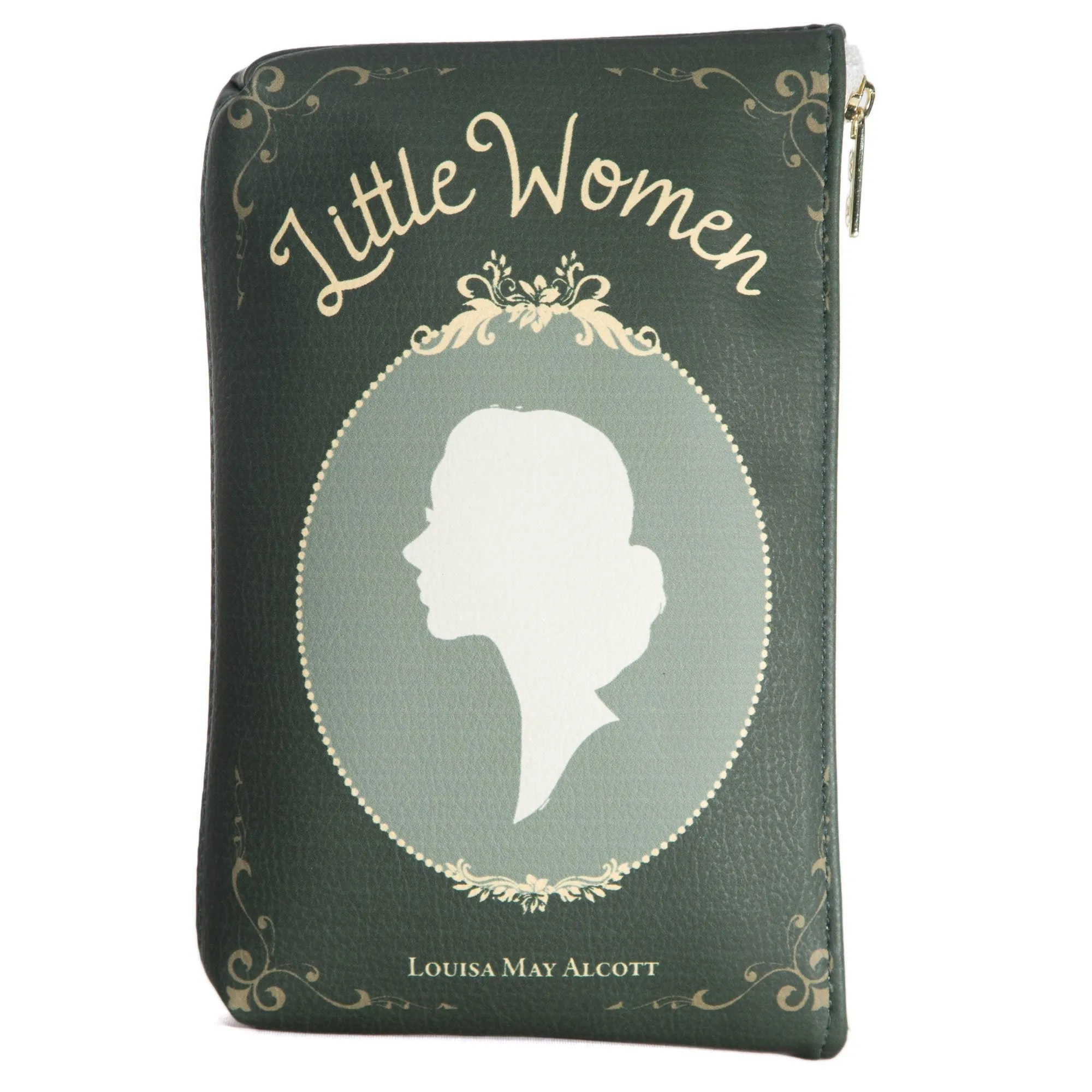 Little Women Green Book Pouch Purse Clutch