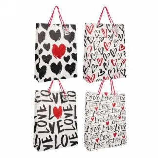 Love & Hearts Gift Bags - Assorted