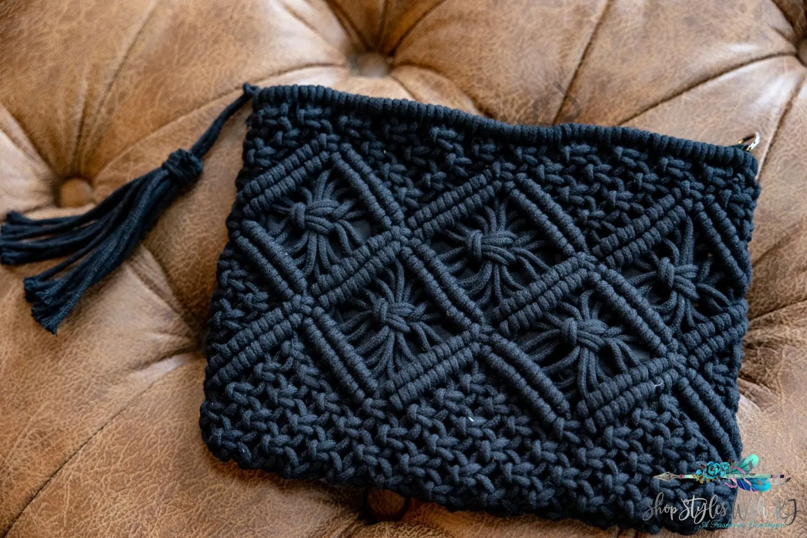 Macrame Evenings Clutch