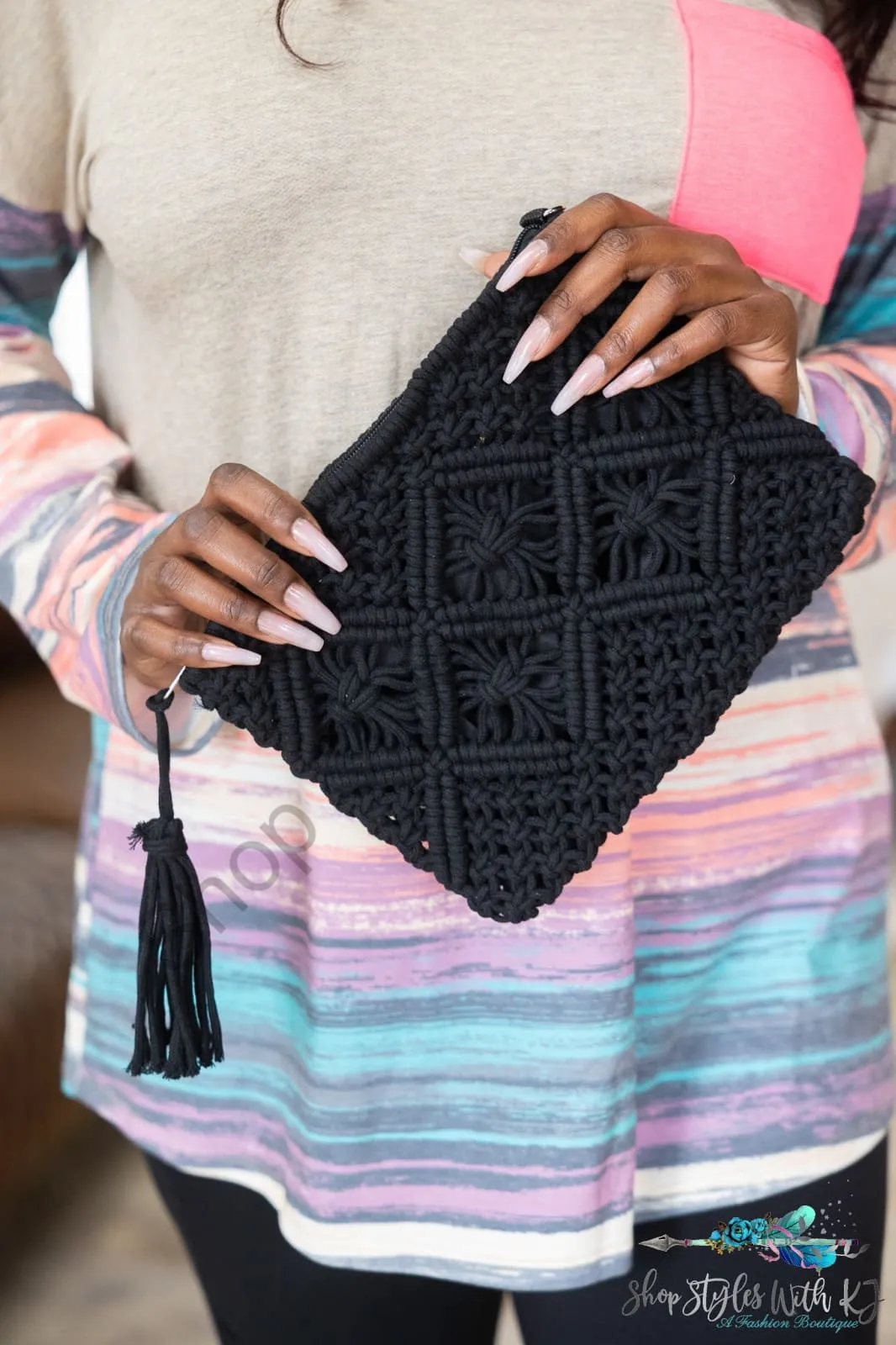 Macrame Evenings Clutch