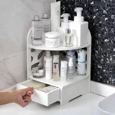 Makeup Floor Corner Organizer Rack