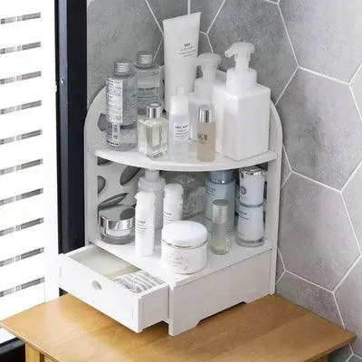 Makeup Floor Corner Organizer Rack