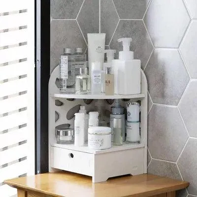 Makeup Floor Corner Organizer Rack