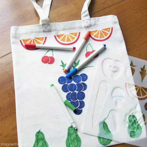 Market Tote Stencil Kit