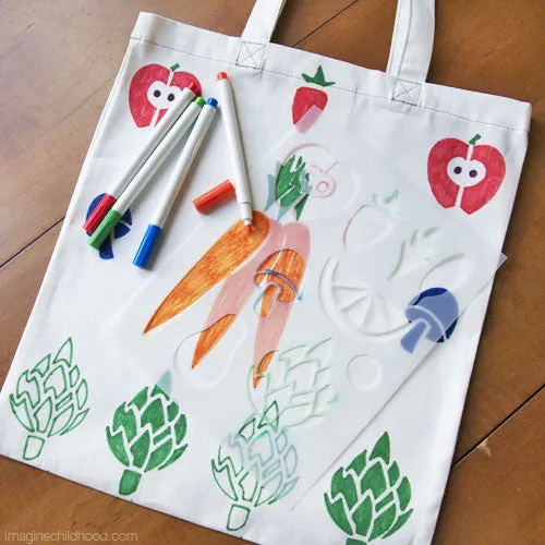 Market Tote Stencil Kit