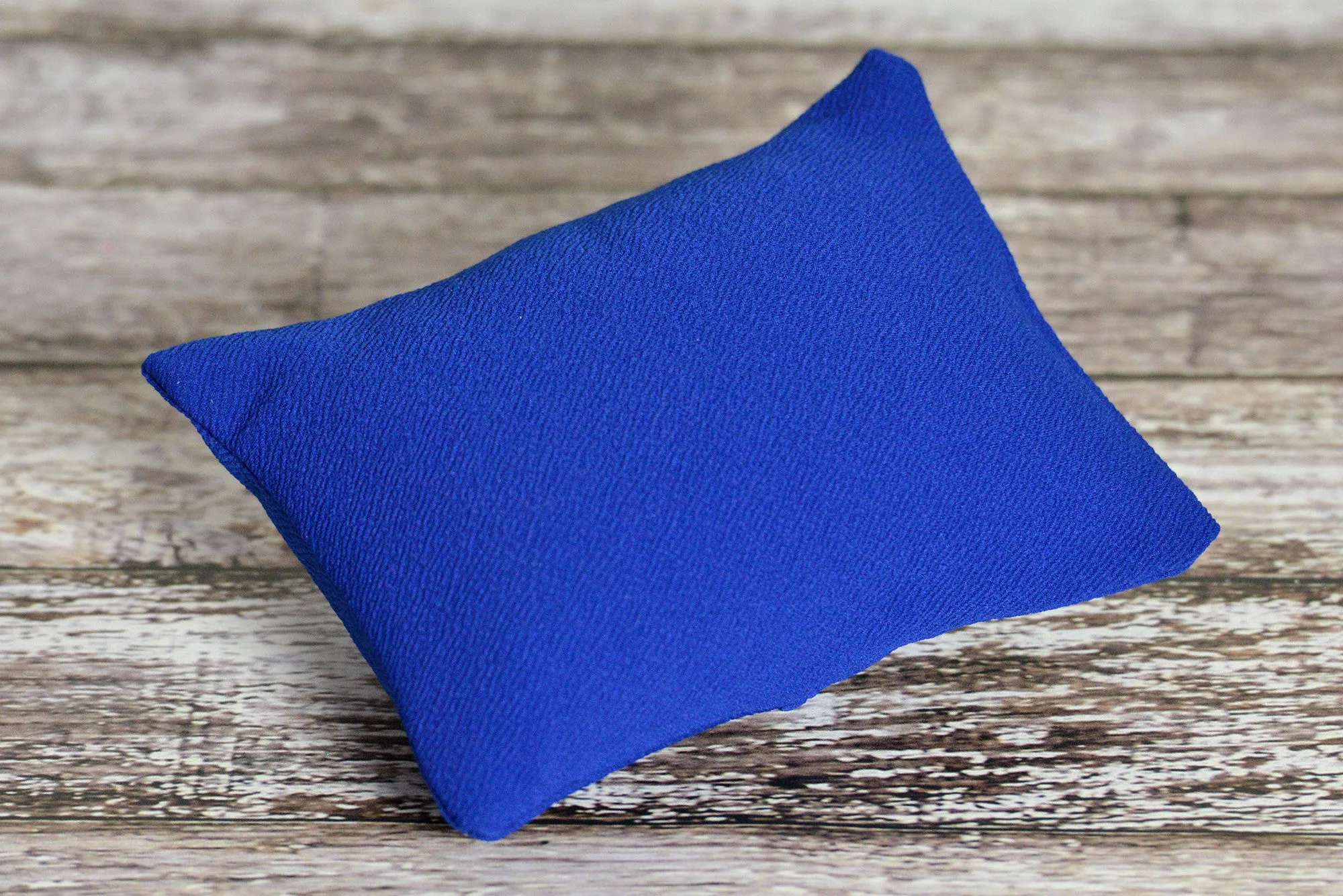 Matching Mini Pillow with Cover AND Bean Bag Fabric - Textured - New Navy