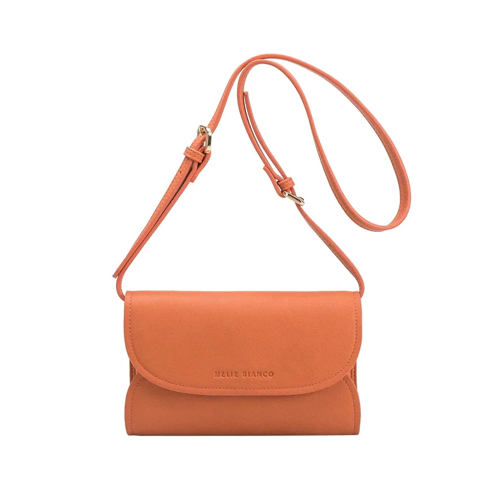 Melie Bianco Cleo Small Vegan Convertible Purse - Peach