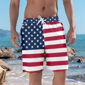 Men's Swim Trunks With United Kingdom Flag Pattern