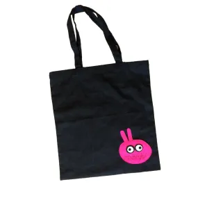 mi cielo x Matthew Langille - Bunny Monster Black Tote Bag