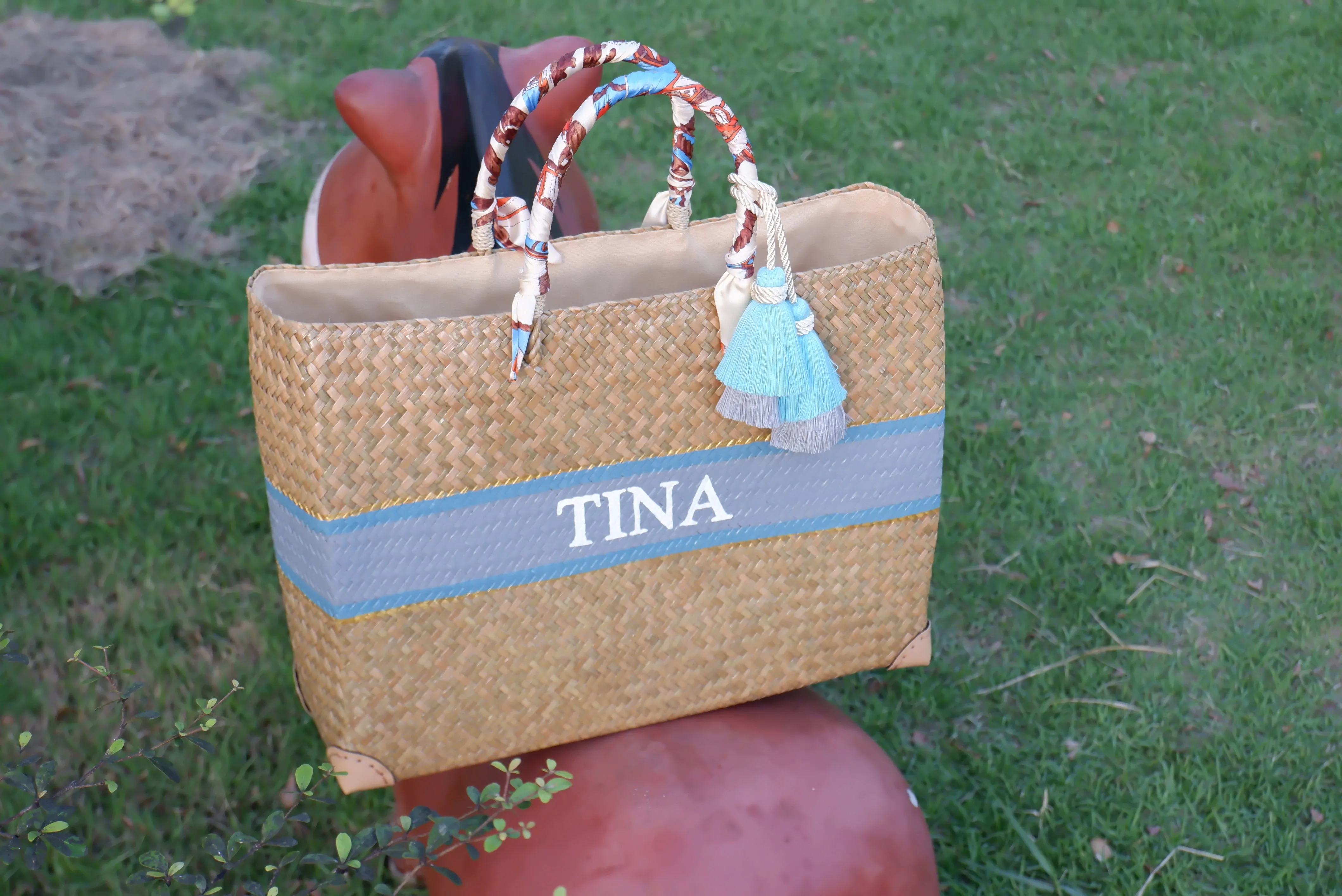 monogram bag bachelorette / Bespoke Beach wedding/ Bridesmaid Gifts / Personalized proposal