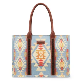 Montana West Wrangler Southwest Pattern Wide Tote