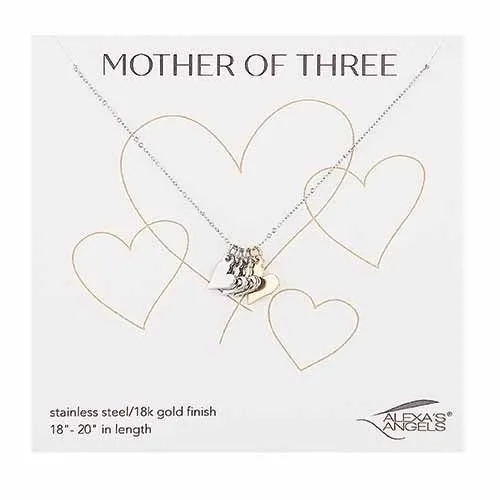 Mother of Three Necklace