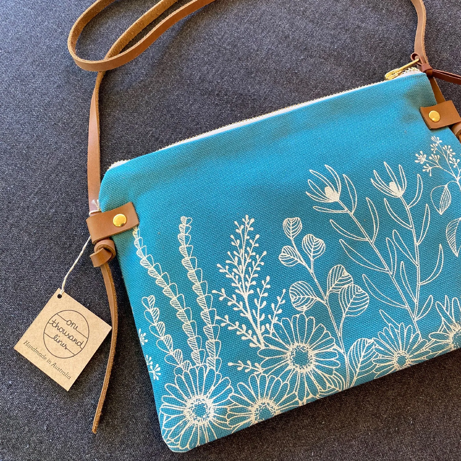 Nativa – Turquoise Small Shoulder Bag