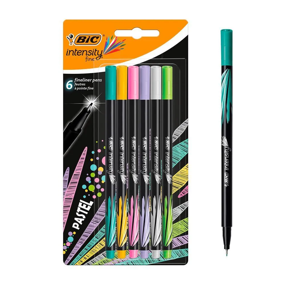 (NET) Bic Fine Intensity Pastel 6 pcs