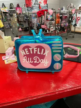 Netflix all day retro TV cross body purse