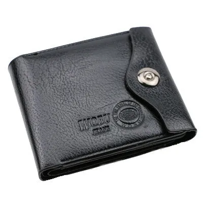 New casual Mens Leather Coin Slim Bifold Credit Card Clutch Holder Wallets Purse