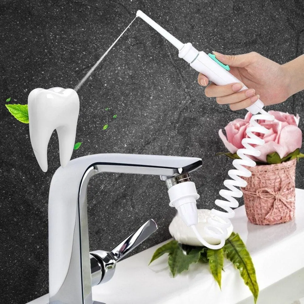 New Water Dental Flosser Faucet Oral Irrigator Water Jet Floss Dental