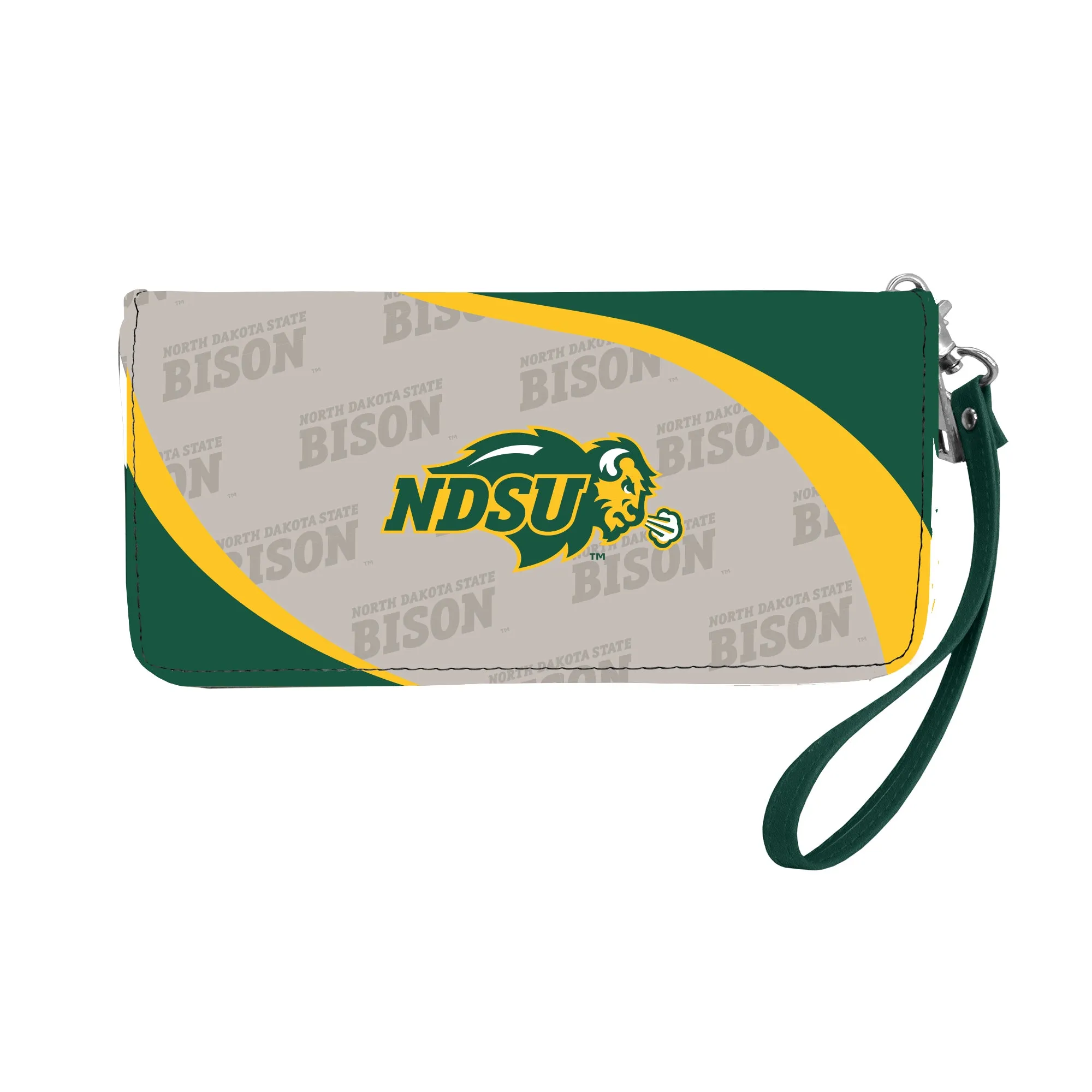 North Dakota State University Curve Zip Organizer Wallet