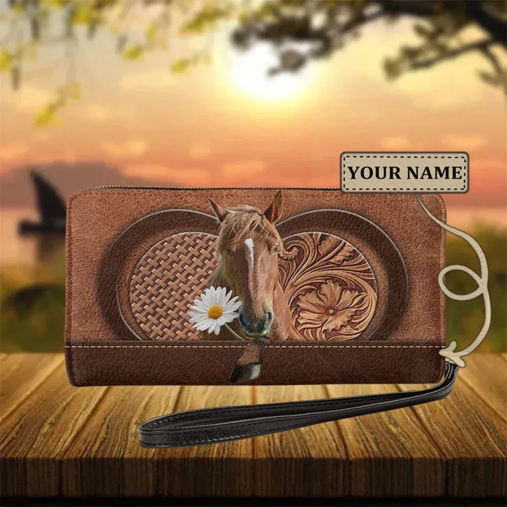 Personalised Purse for Women Animal Horse 3D Print