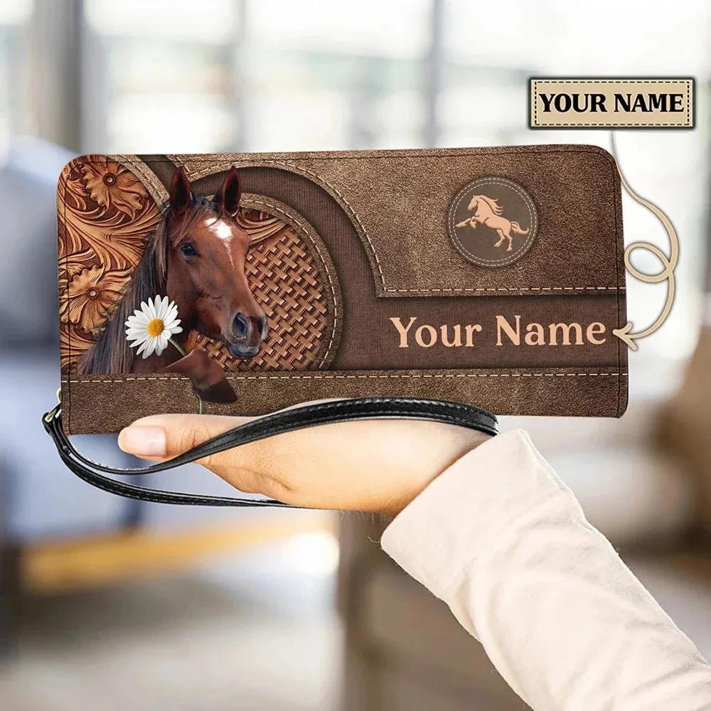 Personalised Purse for Women Animal Horse 3D Print