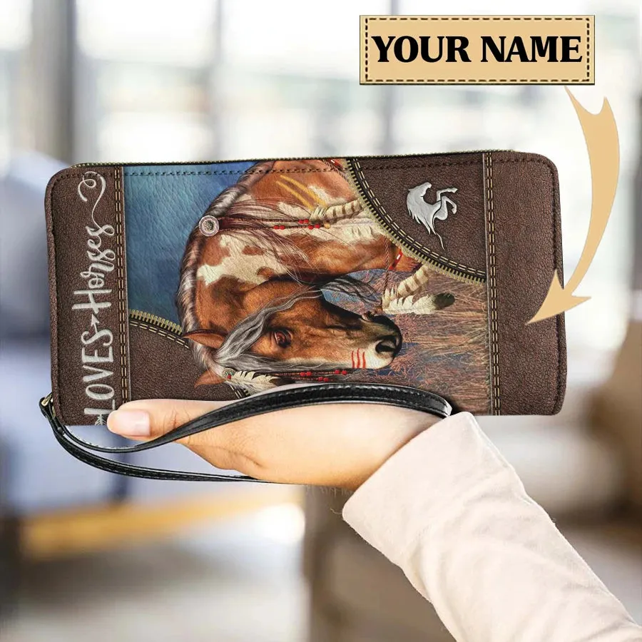 Personalised Purse for Women Animal Horse 3D Print