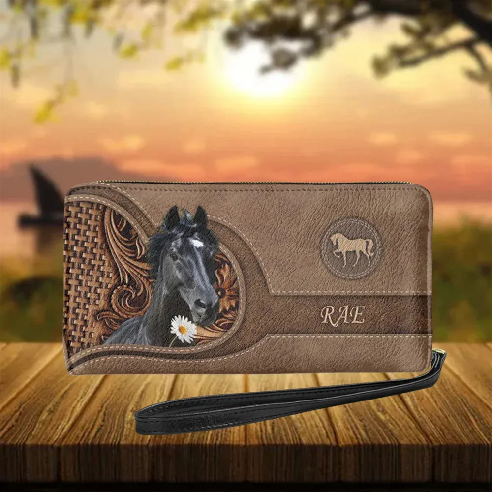 Personalised Purse for Women Animal Horse 3D Print