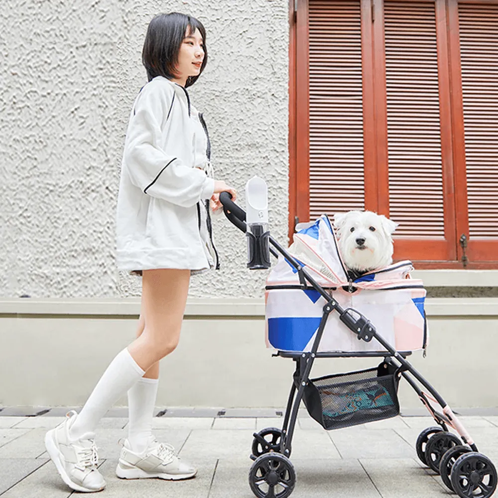 PETKIT Bon Voyage Pink Pet Stroller