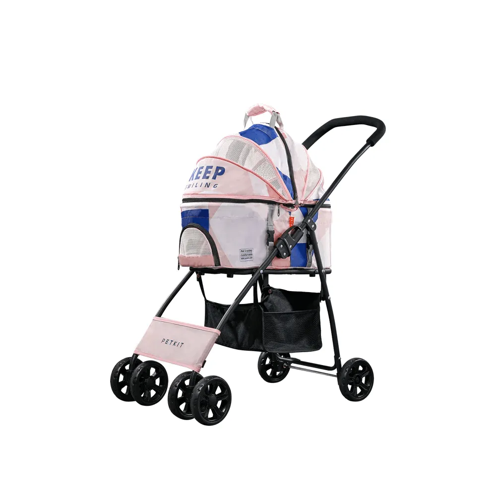 PETKIT Bon Voyage Pink Pet Stroller