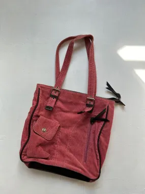 Pink velvet y2k vintage shoulder bag