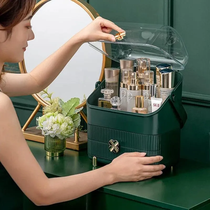 Portable Dustproof Makeup Organizer